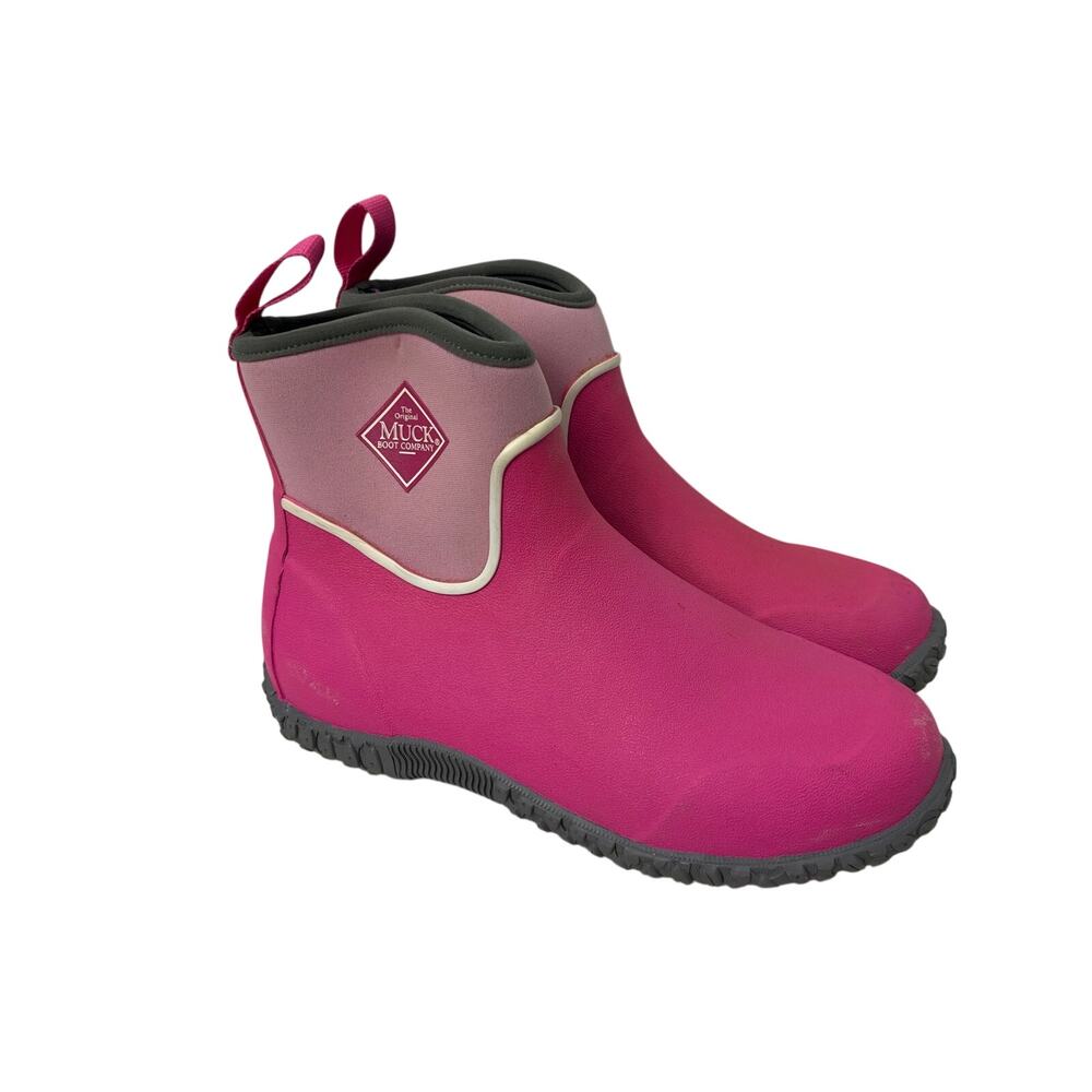 Muck Boots Muckster II Ankle Girls Size 5 Pink Kids Waterproof